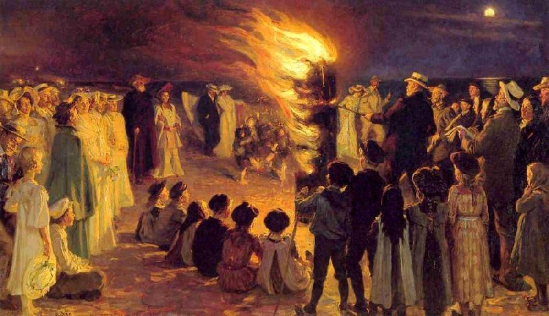 Peder Severin Kroyer Saint John s Bonfire on the Beach at the Skaw (nn02)